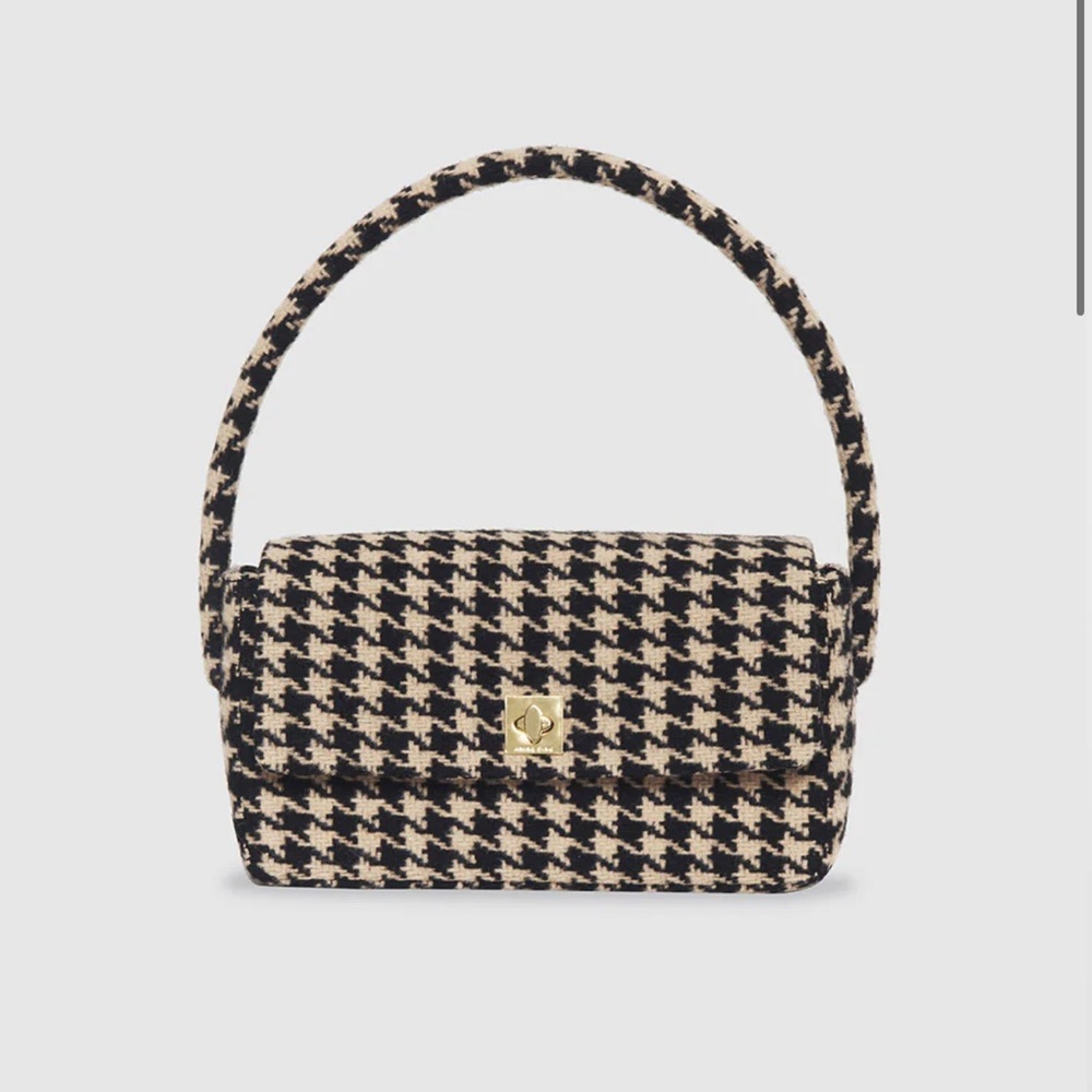 Anine Bing NICO BAG - HOUNDSTOOTH